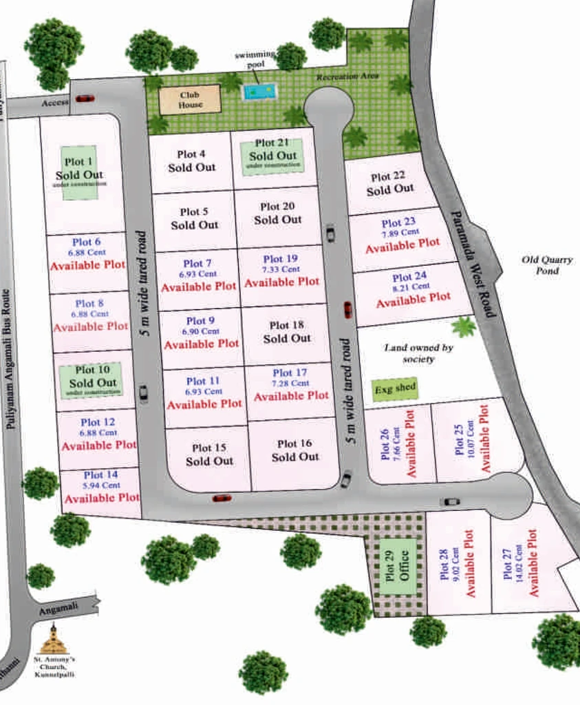Master Plan of CMR Aina Harmony in Angamaly, Kochi - Image 437518