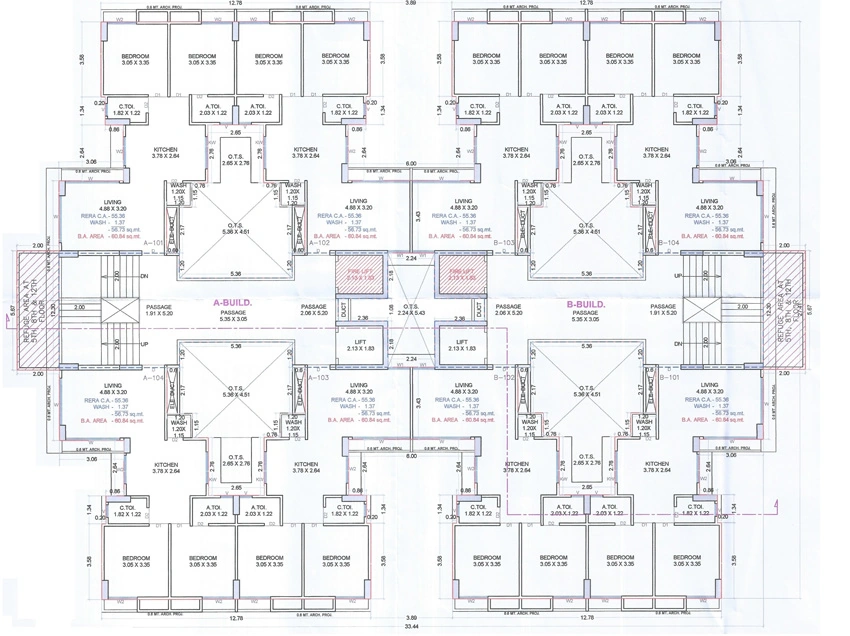 Floor Plan of Janki Heights in Singanpor, Surat - Image 437550