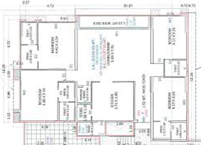 4 BHK Flat in Nilkanth Flora Park in Nana Varachha, Surat - Image 931940