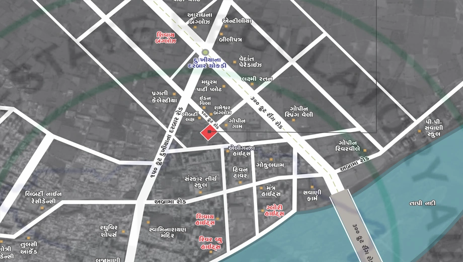 Location of Shivay Satv in Mota Varachha, Surat - Image 437570