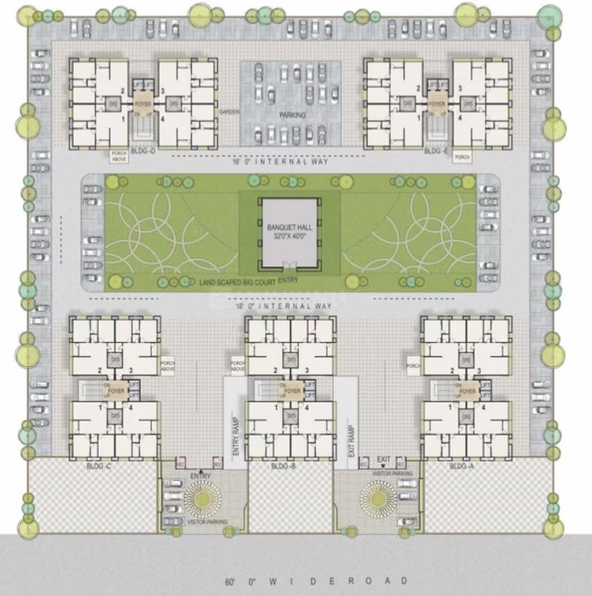 Master Plan of Aakash Echo Point in Bhimrad, Surat - Image 437585