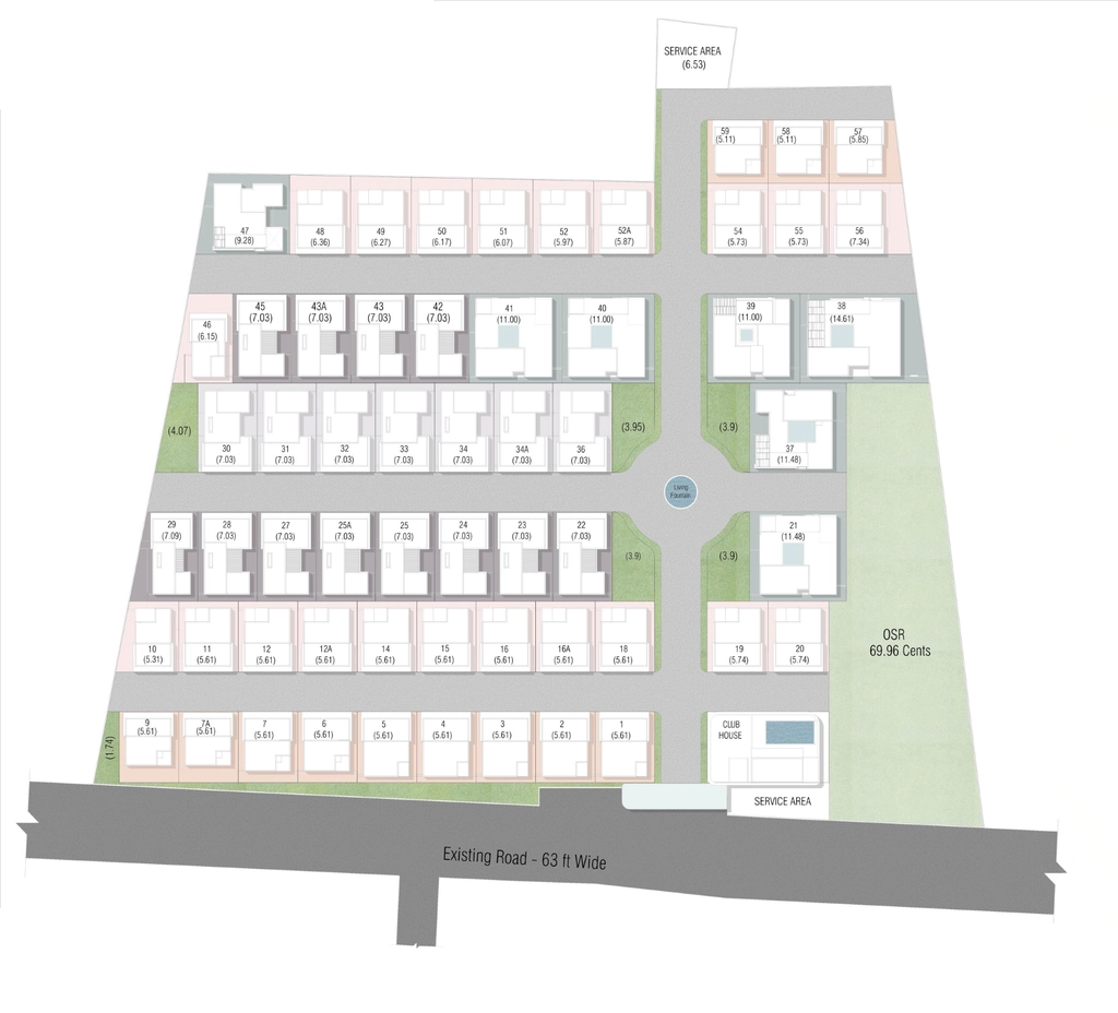 Master Plan of Zenvistas Zenora in Kalapatti, Coimbatore - Image 437625