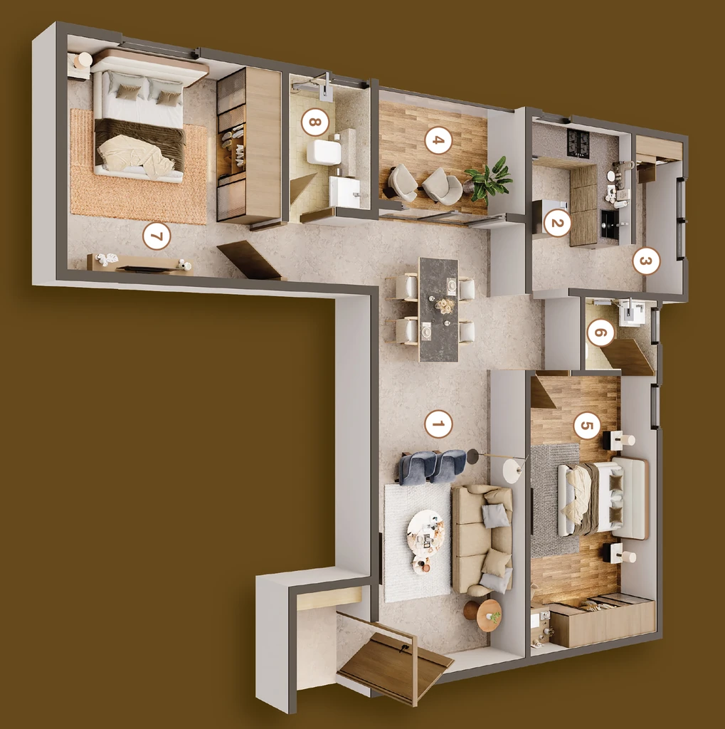 2 BHK Flat in RR Iyal in Uppilipalayam, Coimbatore - Image 931950