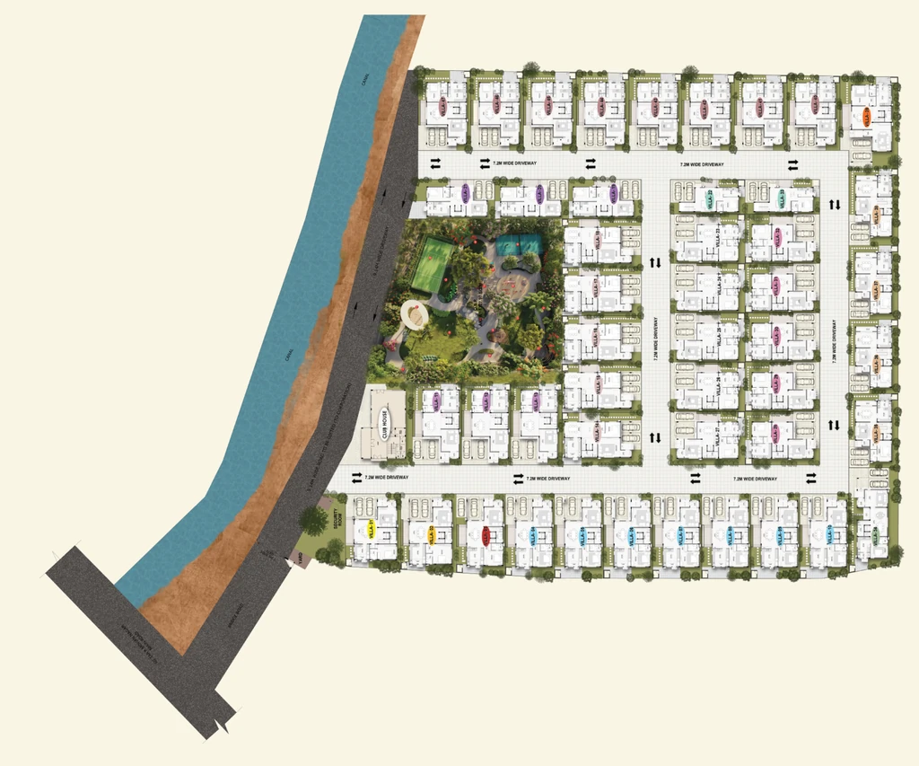 Master Plan of Intermont Wellington Village in Kalapatti, Coimbatore - Image 437678