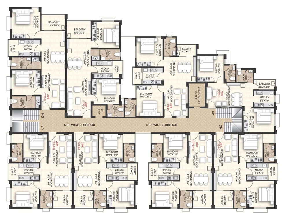 Floor Plan of Bhawani Radha in Gudiapokhari, Bhubaneswar - Image 437697