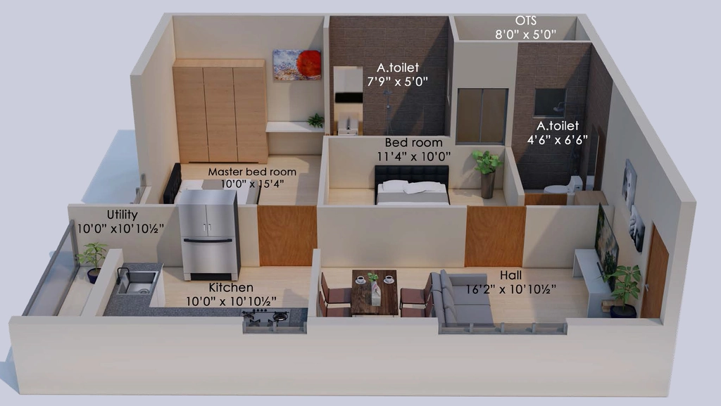 2 BHK Flat in Soulspace Uptown in Madukarai, Coimbatore - Image 931993