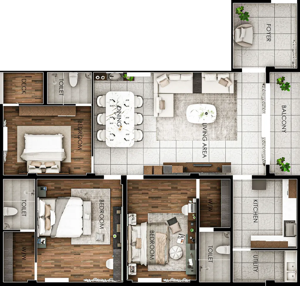 3 BHK Flat in Soulspace ABV Arbor in Ramanathapuram, Coimbatore - Image 932003