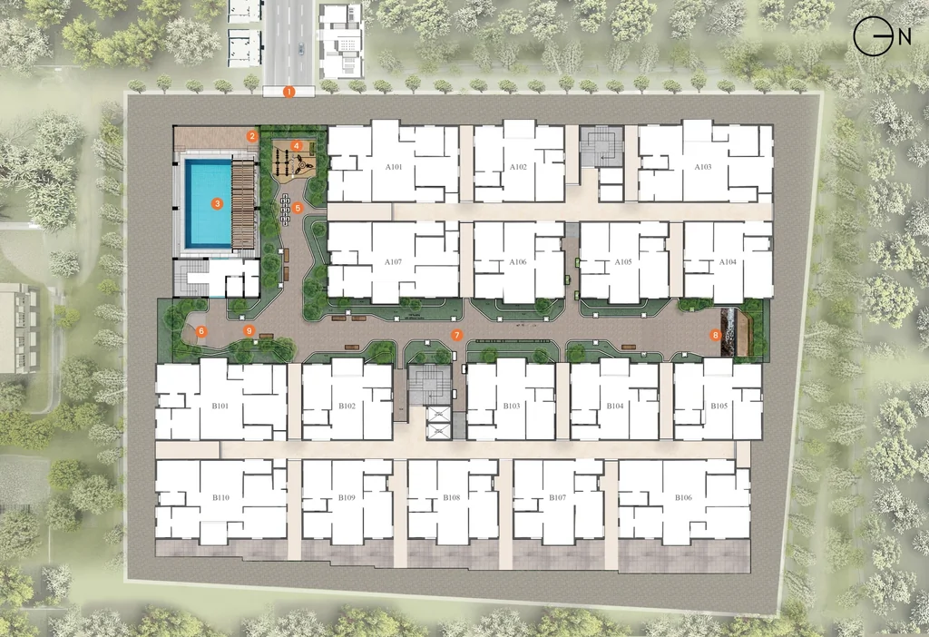 Master Plan of Novascape Uptown in Keeranatham, Coimbatore - Image 437869