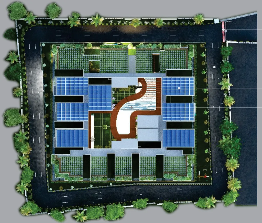 Master Plan of Keystones AVSR Skycourt in Bhavanipuram, Vijayawada - Image 437983