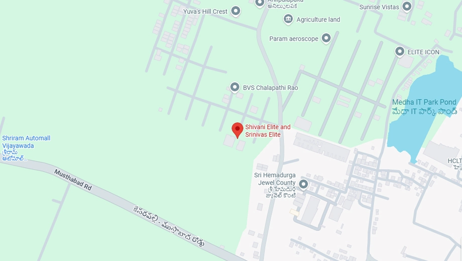 Location of Maharudraksha Shivani Elite And Srinivas Elite in Kesarapalle, Vijayawada - Image 437972
