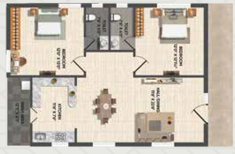 2 BHK Flat in Sri Sreecity The Platina in Gosala, Vijayawada - Image 932069