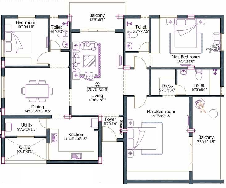 3 BHK Flat in Firm HS Paul in Kilpauk, Chennai - Image 932095