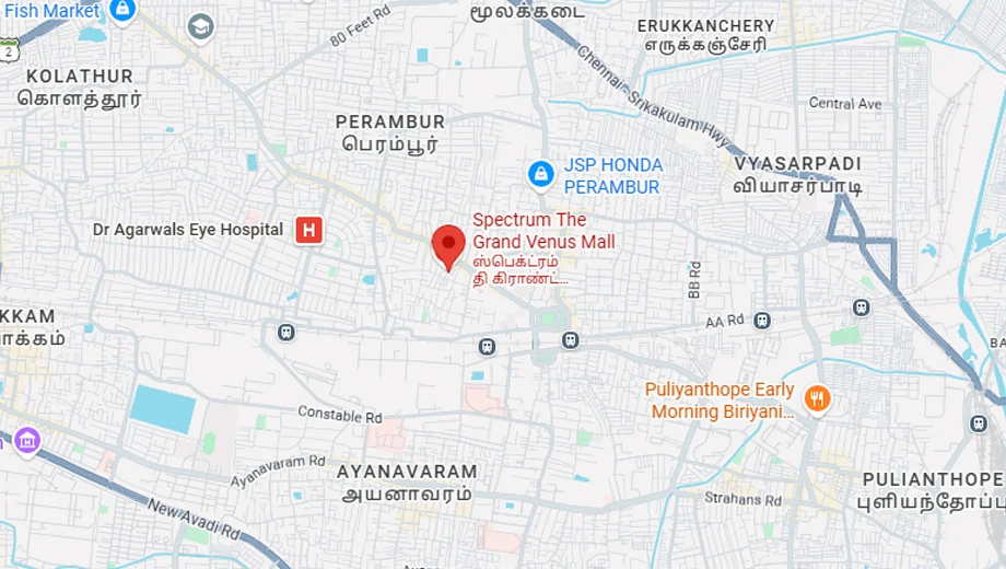 Location of Live Homes Delight in Perambur, Chennai - Image 438047