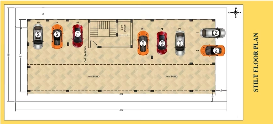 Master Plan of Live Homes Delight in Perambur, Chennai - Image 438049