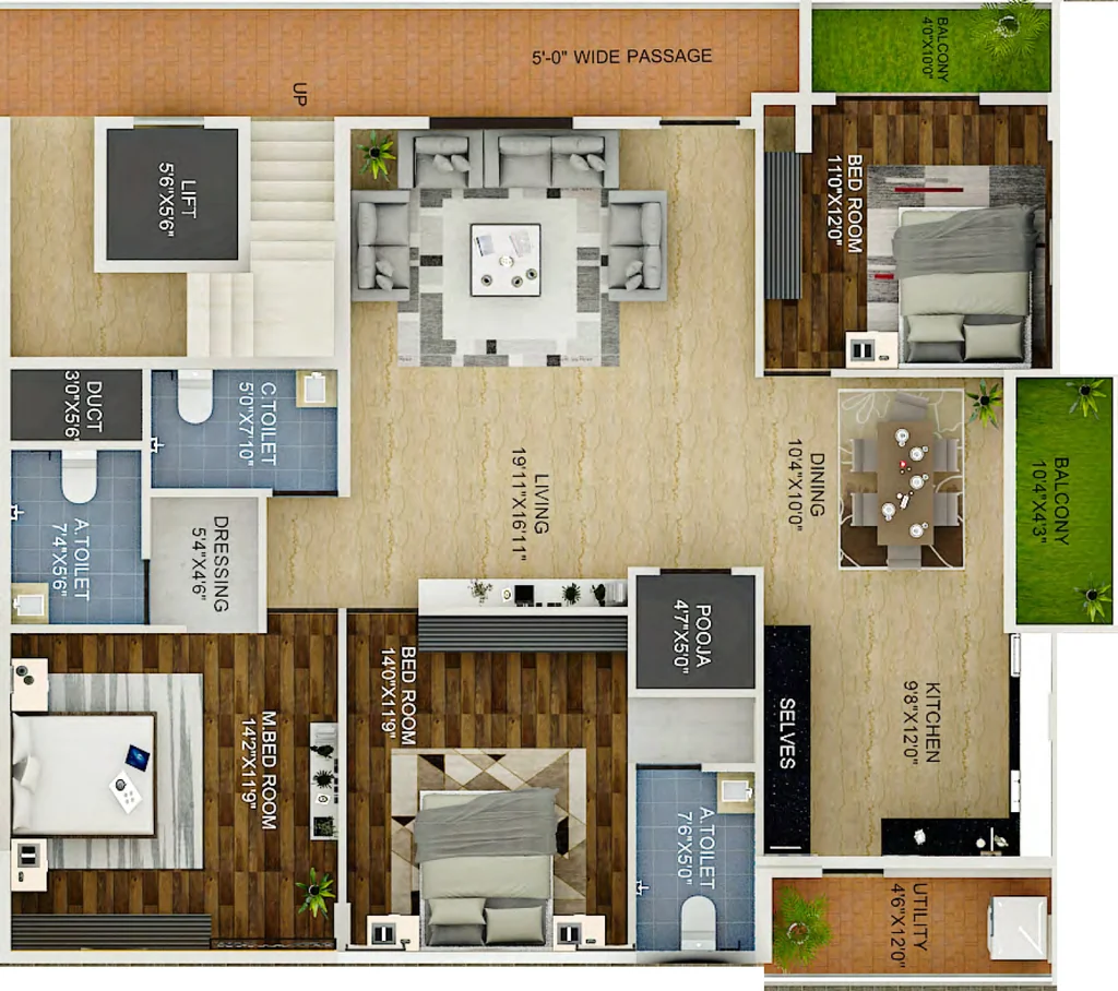 3 BHK Flat in Marvella Samvrudhi in Jayanagar, Bangalore - Image 932111