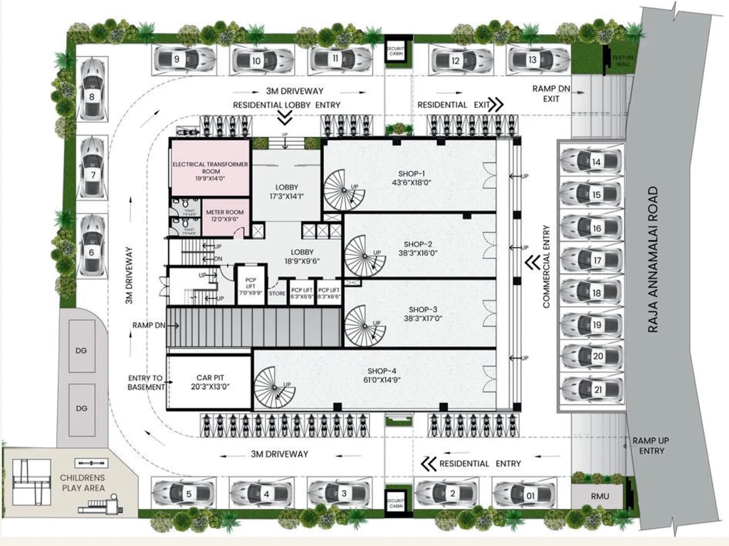 Master Plan of Prince Shantiveer in Purasaiwakkam, Chennai - Image 438130