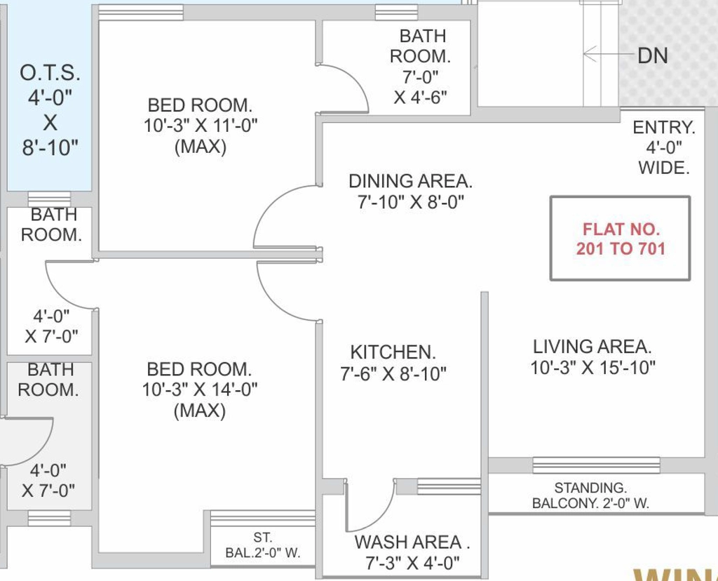 2 BHK Flat in Shree Crystal City in Bhakti Nagar, Rajkot - Image 932145