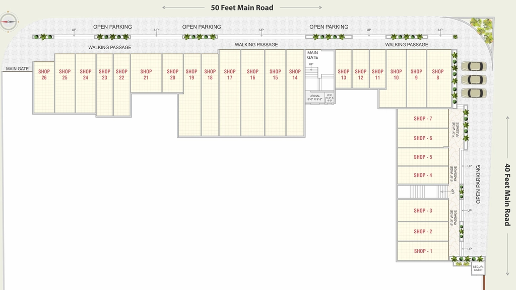 Master Plan of Shree Crystal City in Bhakti Nagar, Rajkot - Image 438191