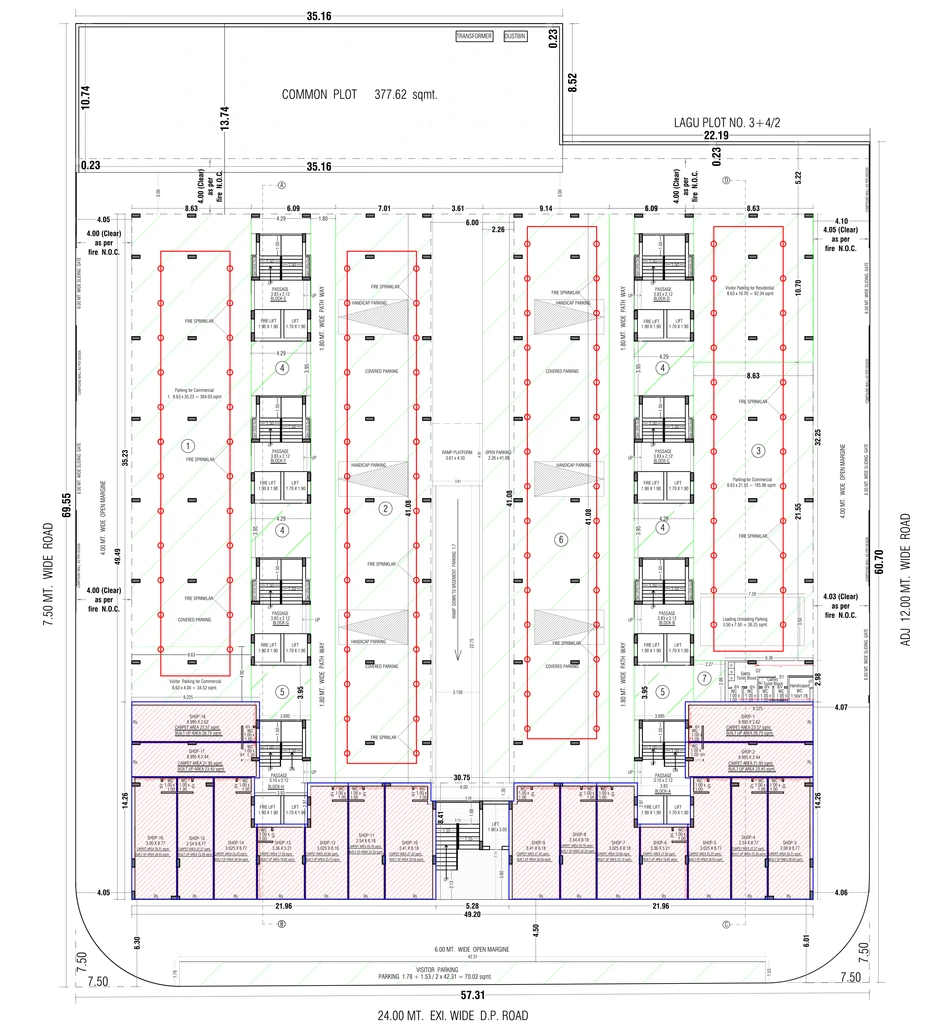 Master Plan of Commercial Satyam Elegance in Bhakti Nagar, Rajkot - Image 438285