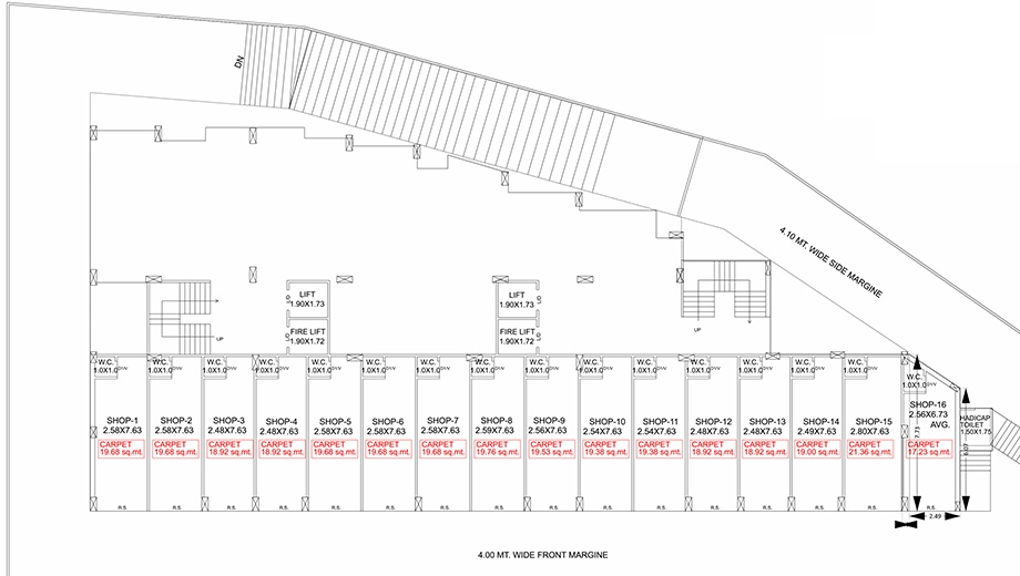 Master Plan of Commercial Sitaram Akshar Arcade in Bhakti Nagar, Rajkot - Image 438298