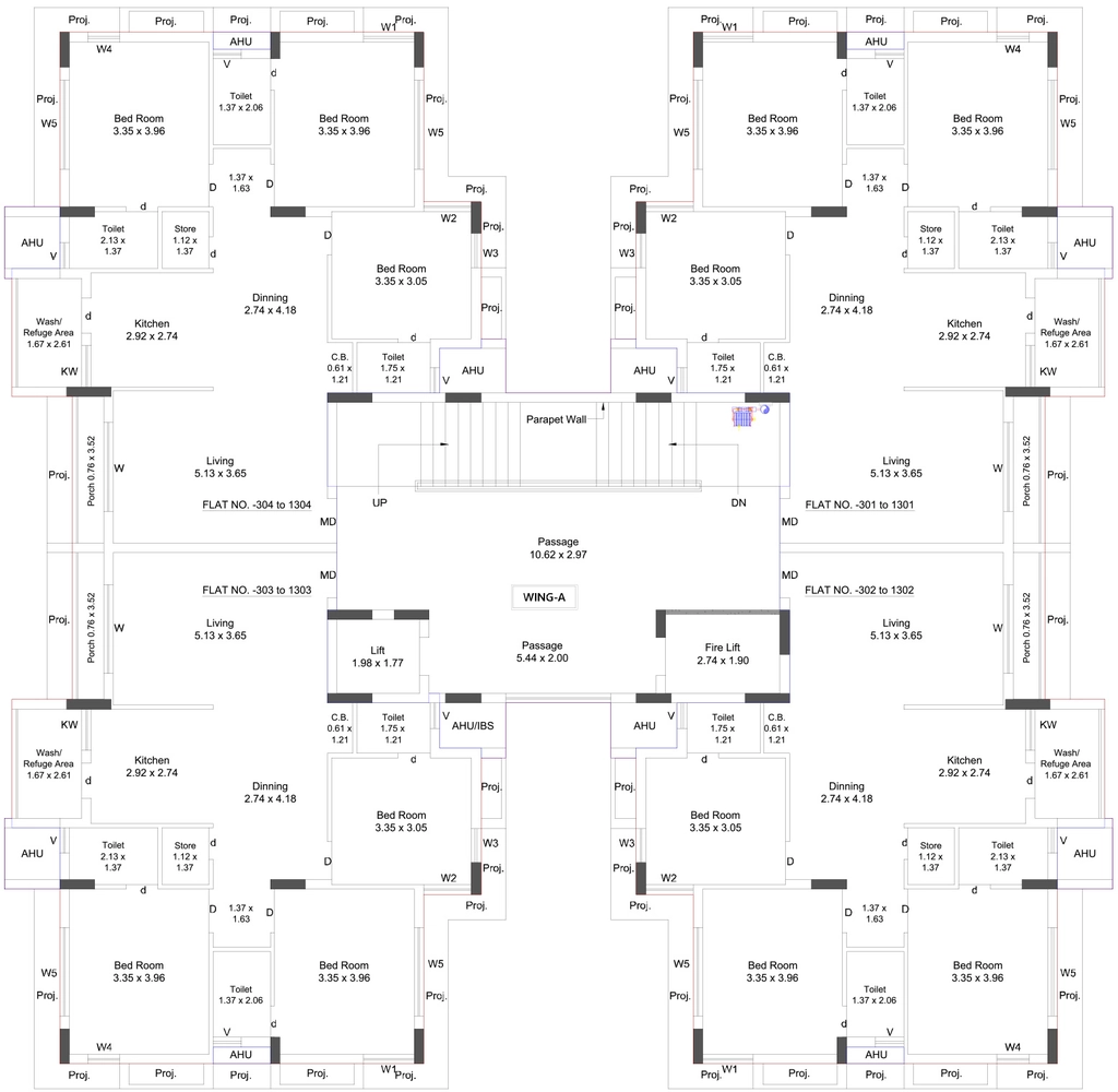 Floor Plan of Swastik Suvarna Path in Mavdi, Rajkot - Image 438312