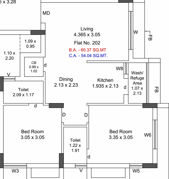 2 BHK Flat in Akash Skyhills in Lodhika, Rajkot - Image 932203