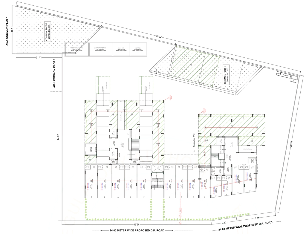 Master Plan of Commercial Akash Skyhills in Bhakti Nagar, Rajkot - Image 438353