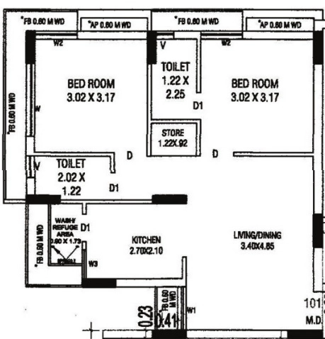 2 BHK Flat in Kasumbi Casa in Lodhika, Rajkot - Image 932212