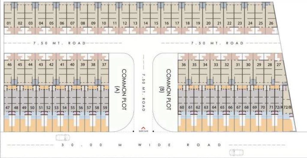 Master Plan of Nivas Residency in Lodhika, Rajkot - Image 438388