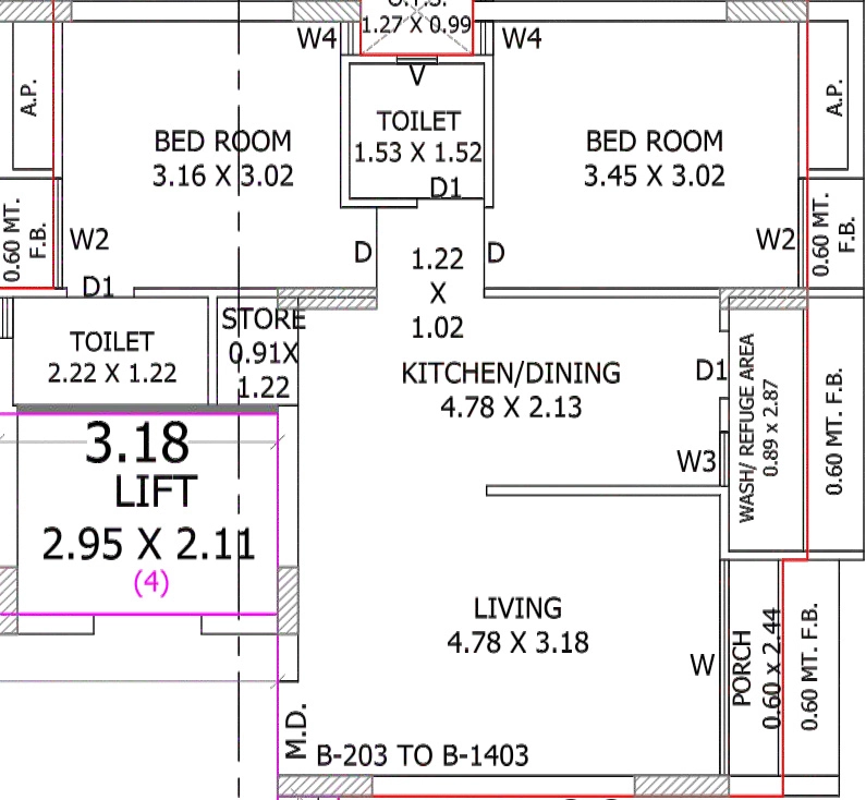 2 BHK Flat in Shiv Bhakti Heights in Lodhika, Rajkot - Image 932215