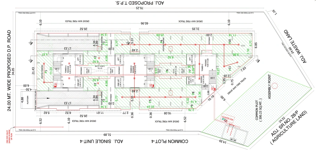 Master Plan of Shiv Bhakti Heights in Lodhika, Rajkot - Image 438395