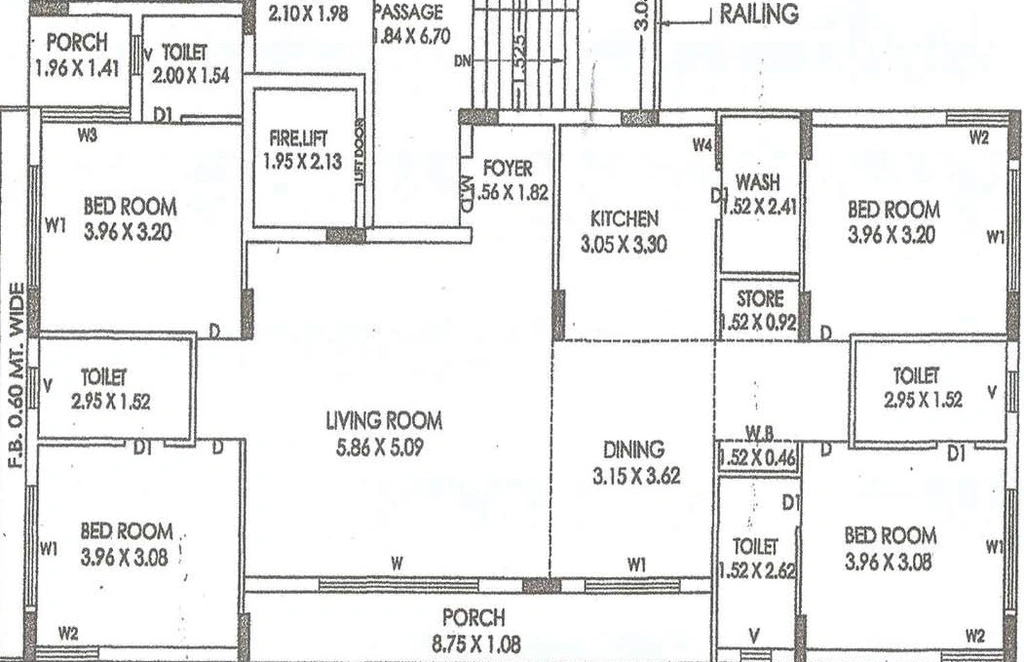 4 BHK Flat in Kantaben The Radiant House in Lodhika, Rajkot - Image 932216