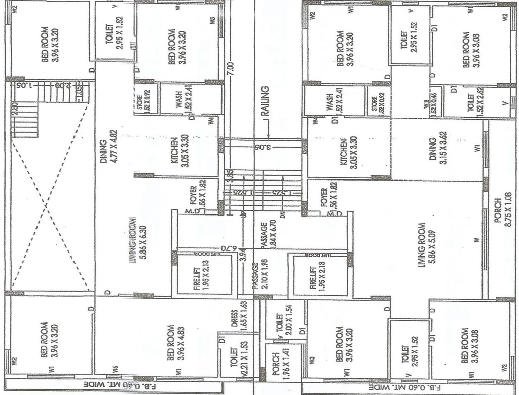 Floor Plan of Kantaben The Radiant House in Lodhika, Rajkot - Image 438401