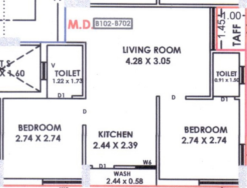 2 BHK Flat in Oram 7 Views in Lodhika, Rajkot - Image 932218