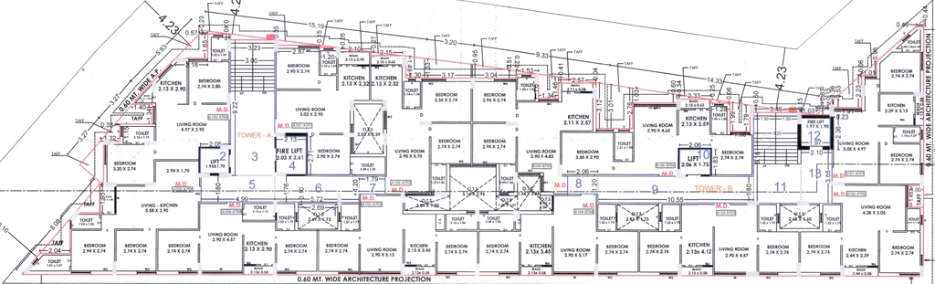 Floor Plan of Oram 7 Views in Lodhika, Rajkot - Image 438407