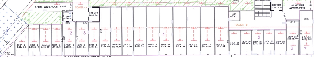 Floor Plan of Commercial Oram 7 Views in Lodhika, Rajkot - Image 438412