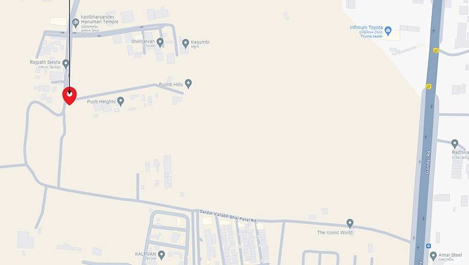 Location of Savariya Kunj Height in Lodhika, Rajkot - Image 438433