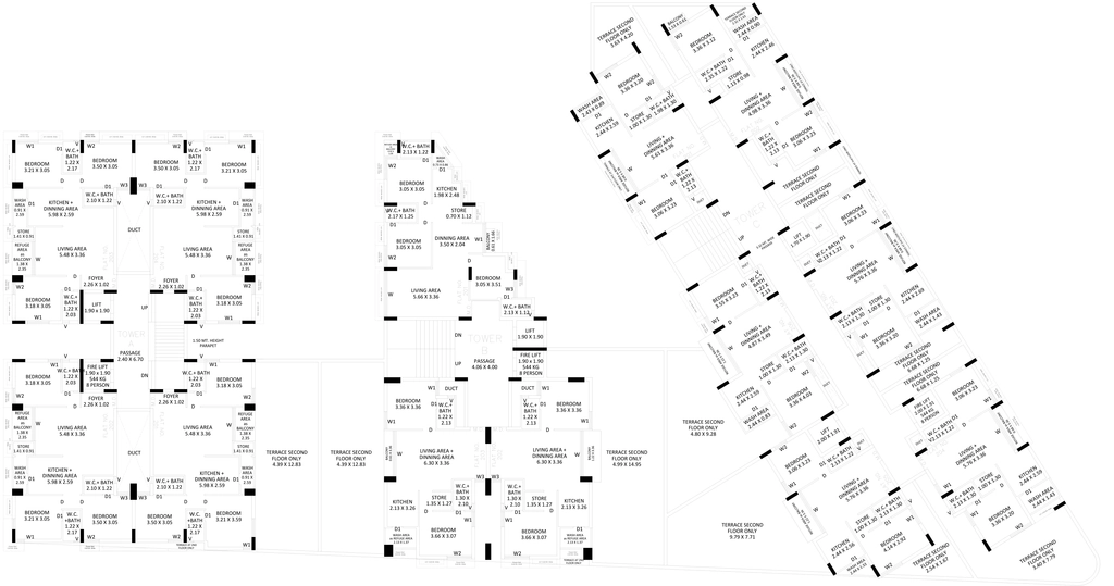 Floor Plan of Shreenath Golden Nest in Lodhika, Rajkot - Image 438446