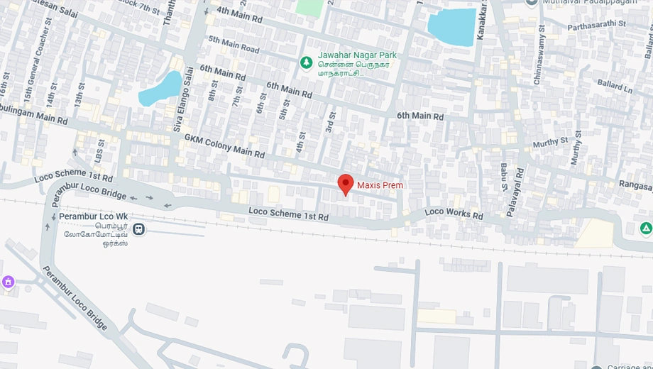 Location of Maxis Premam in Perambur, Chennai - Image 438500