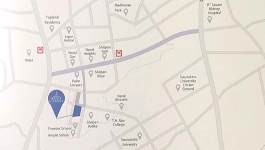 Location of Bluetone Blue Diamond - Image 438527