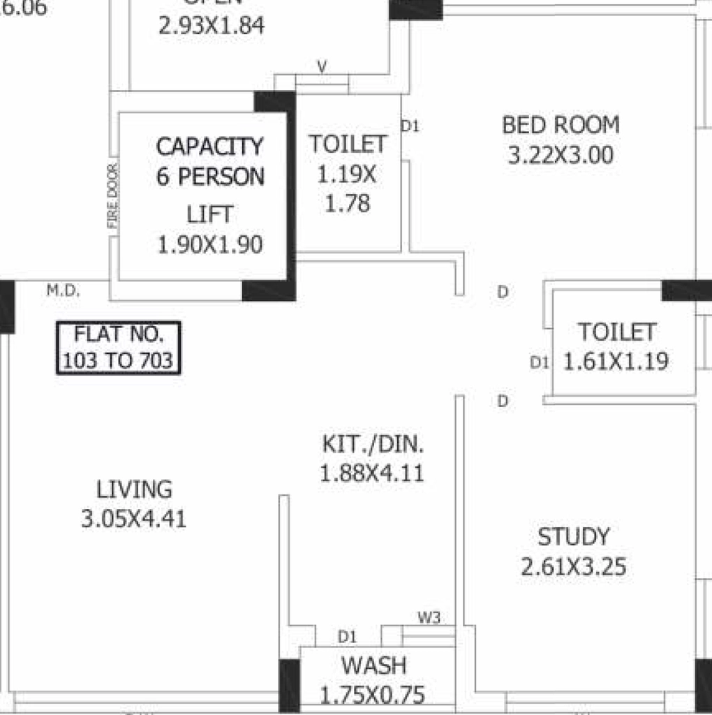 2 BHK Flat in Janki Icon Gold in Munjka, Rajkot - Image 932267