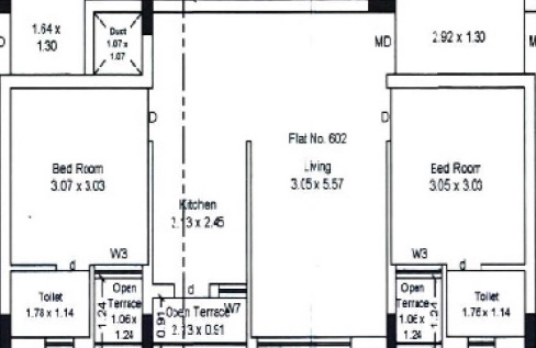 2 BHK Flat in Jitenbhai Jay Subh in Munjka, Rajkot - Image 932269