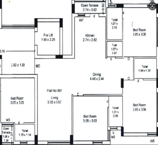 3 BHK Flat in Jitenbhai Jay Subh in Munjka, Rajkot - Image 932270