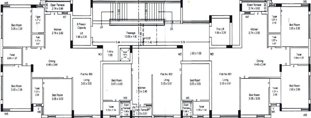 Floor Plan of Jitenbhai Jay Subh in Munjka, Rajkot - Image 438559