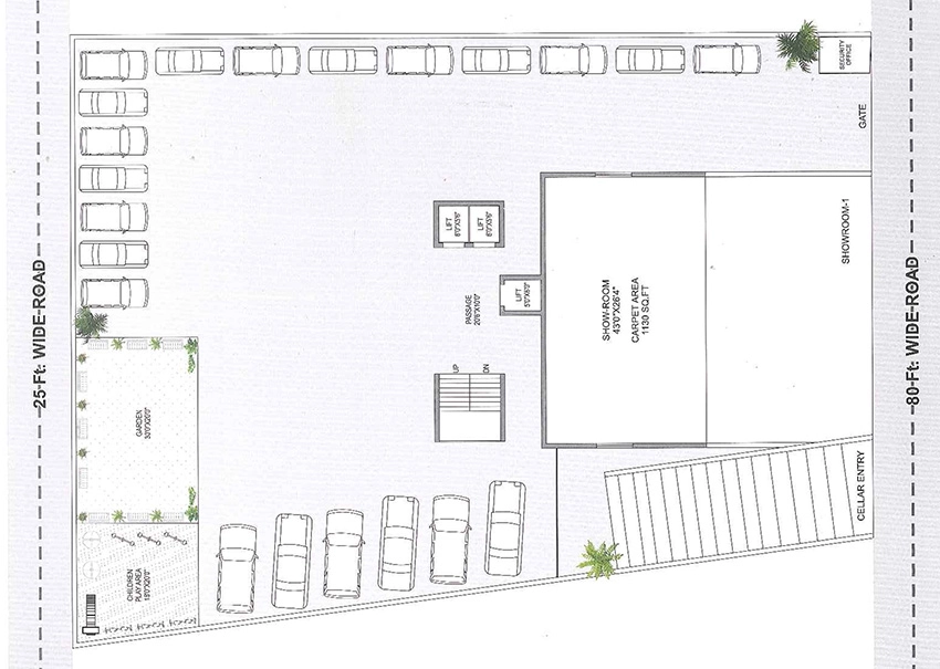 Master Plan of JV Prashanti Heights in Munjka, Rajkot - Image 438572