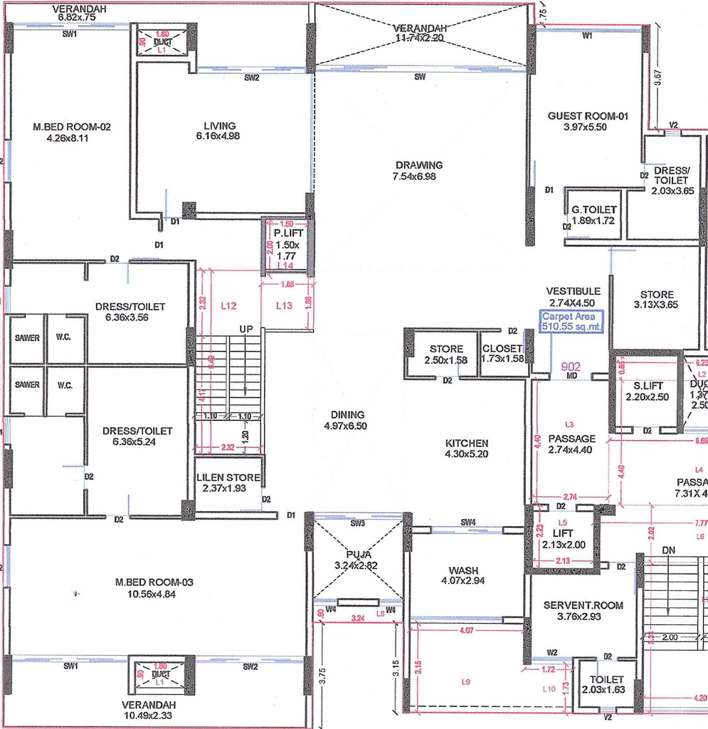 3 BHK Flat in Ravi Revanta in Munjka, Rajkot - Image 932293