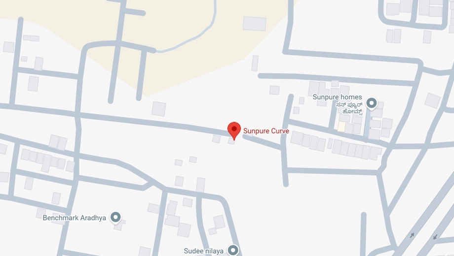 Location of Sunpure The Curve in Vijayanagar, Mysore - Image 438655