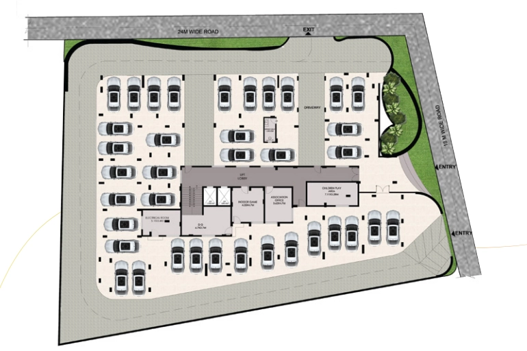 Master Plan of Sunpure The Curve in Vijayanagar, Mysore - Image 438656