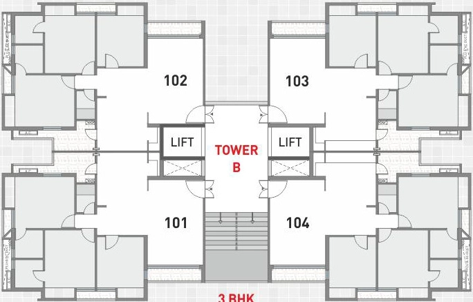 Floor Plan of Somnath Sanskar Elegance in Munjka, Rajkot - Image 438683
