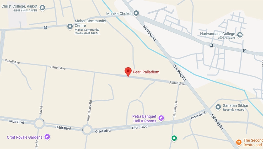 Location of Commercial Pearl Palladium in Munjka, Rajkot - Image 438707